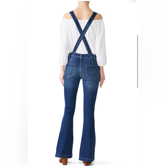 Free People Carly Flare Overalls size 28 - Picture 2 of 10